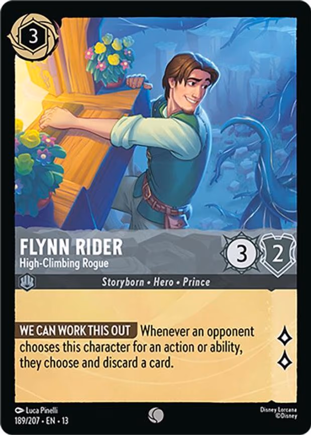 Flynn Rider - High-Climbing Rogue - Common (189/204)