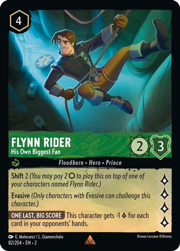 Flynn Rider - His Own Biggest Fan - Rare (82/204)