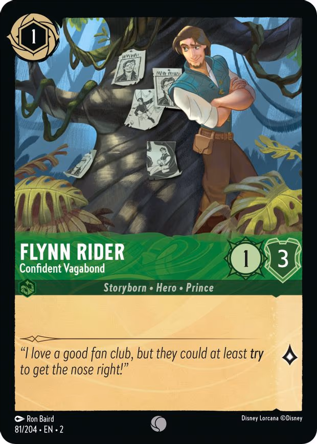 Flynn Rider - Confident Vagabond - Common (81/204)