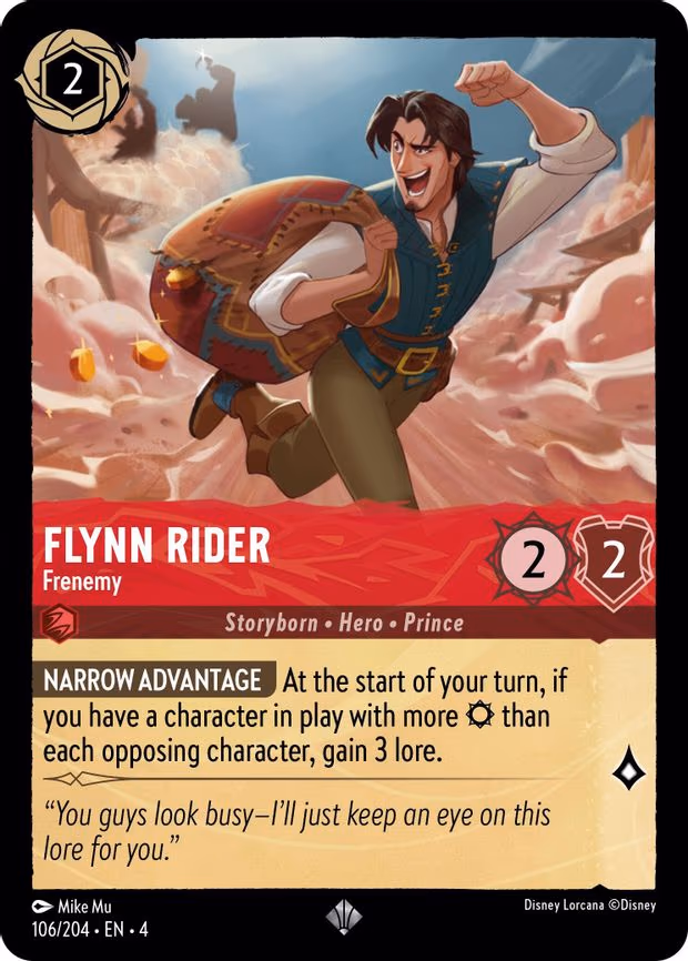 Flynn Rider - Frenemy - Super Rare (106/204)