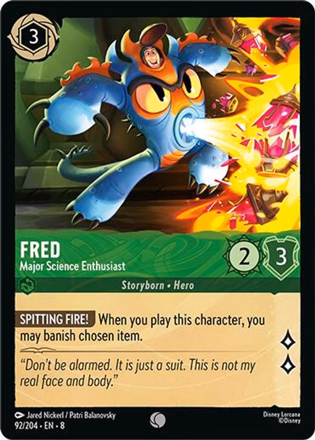 Fred - Major Science Enthusiast - Common (92/204)
