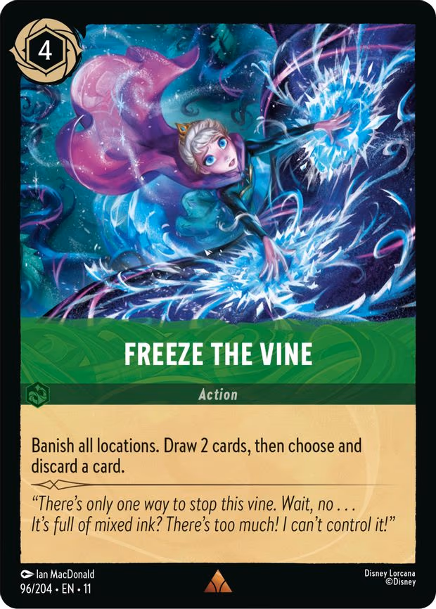 Freeze the Vine - Rare (96/204)