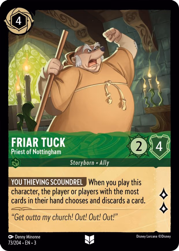 Friar Tuck - Priest of Nottingham - Uncommon (73/204)