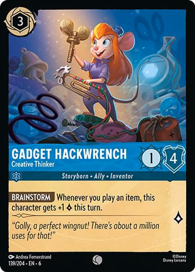 Gadget Hackwrench - Creative Thinker - Common (139/204)