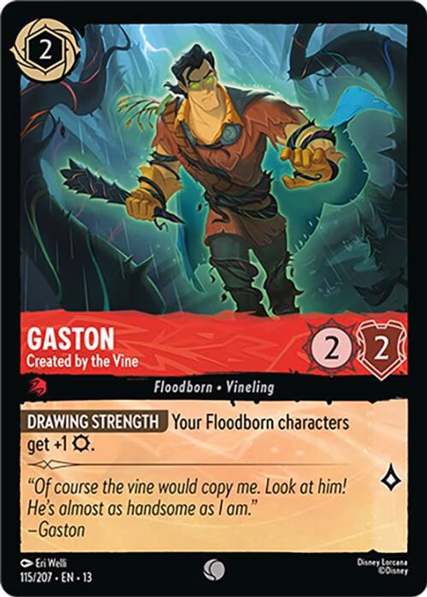 Gaston - Created by the Vine - Common (115/204)