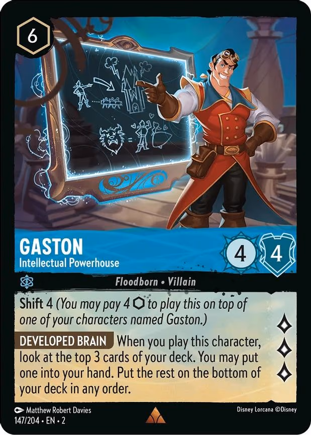 Gaston - Intellectual Powerhouse - Rare (147/204)