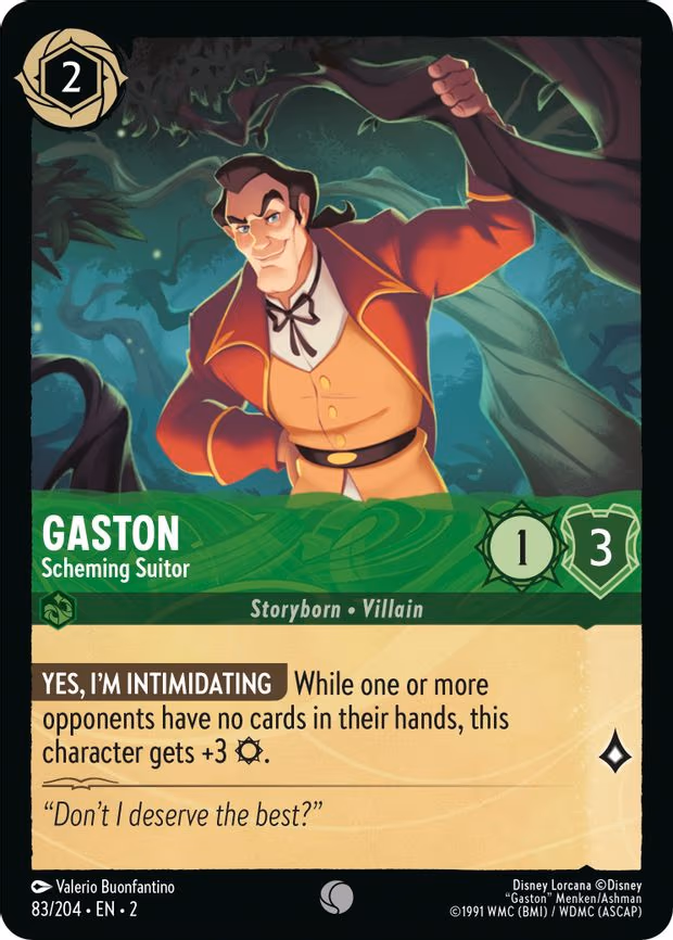 Gaston - Scheming Suitor - Common (83/204)