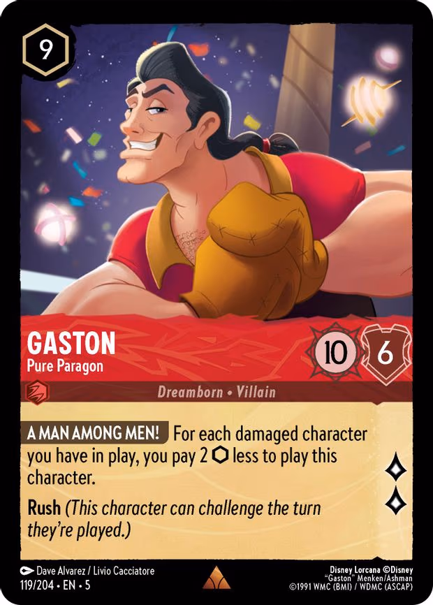 Gaston - Pure Paragon - Rare (119/204)