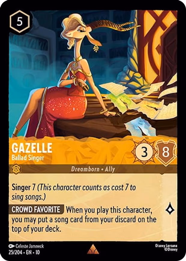 Gazelle - Ballad Singer - Rare (25/204)
