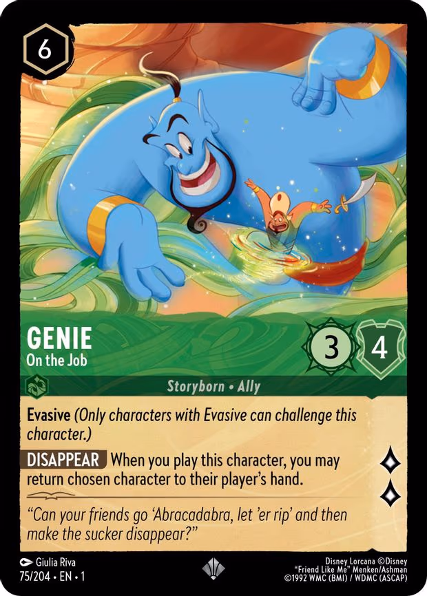 Genie - On the Job - Super Rare (75/204)