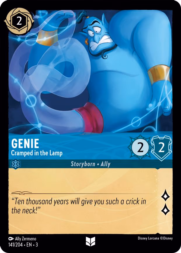 Genie - Cramped in the Lamp - Uncommon (141/204)