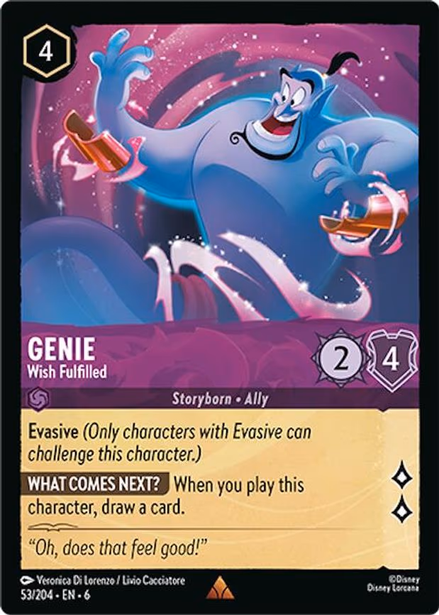 Genie - Wish Fulfilled - Rare (53/204)
