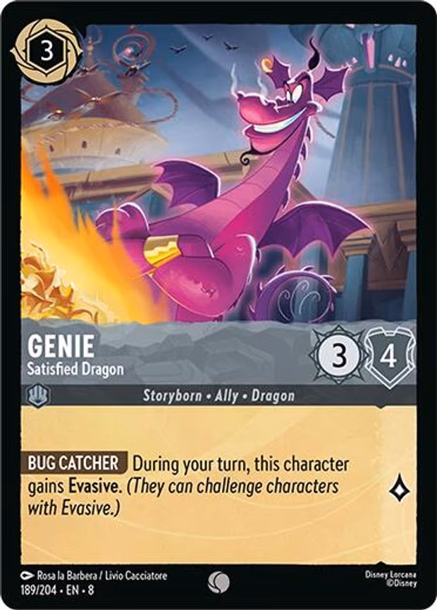 Genie - Satisfied Dragon - Common (189/204)