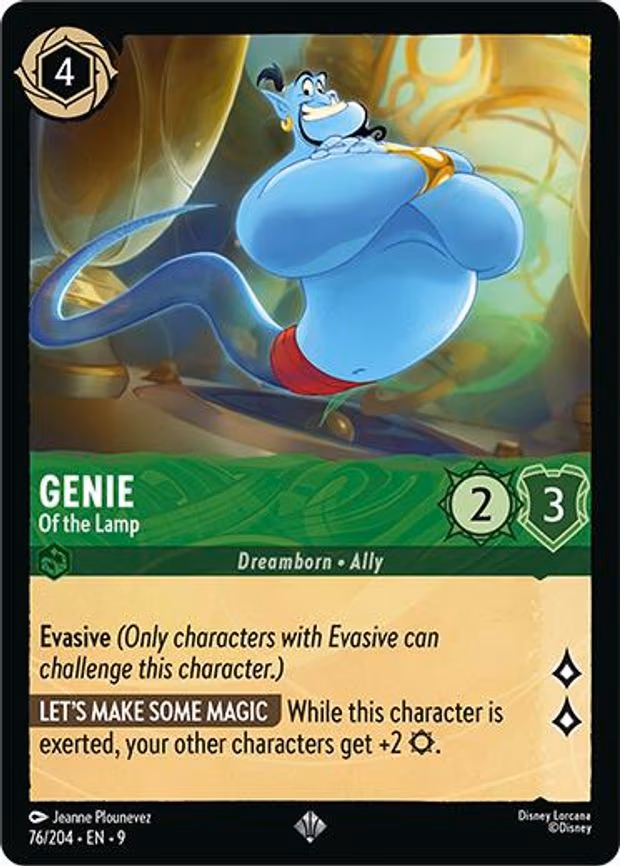 Genie - Of the Lamp - Super Rare (76/204)