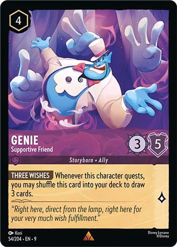 Genie - Supportive Friend - Rare (54/204)