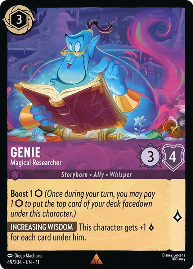 Genie - Magical Researcher - Rare (49/204)