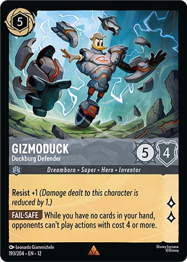Gizmoduck - Duckburg Defender - Rare (193/204)