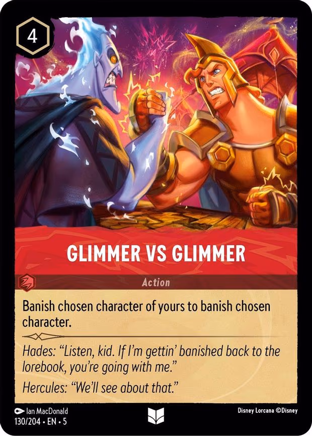 Glimmer vs Glimmer - Uncommon (130/204)
