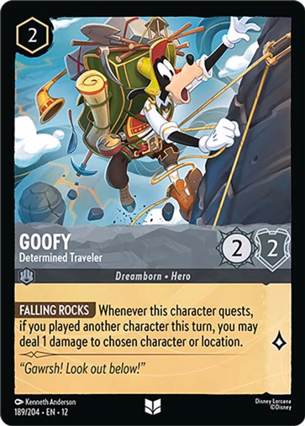 Goofy - Determined Traveler - Uncommon (189/204)