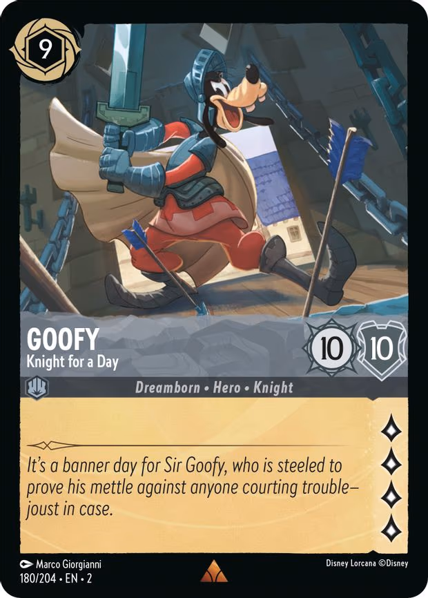 Goofy - Knight for a Day - Rare (180/204)
