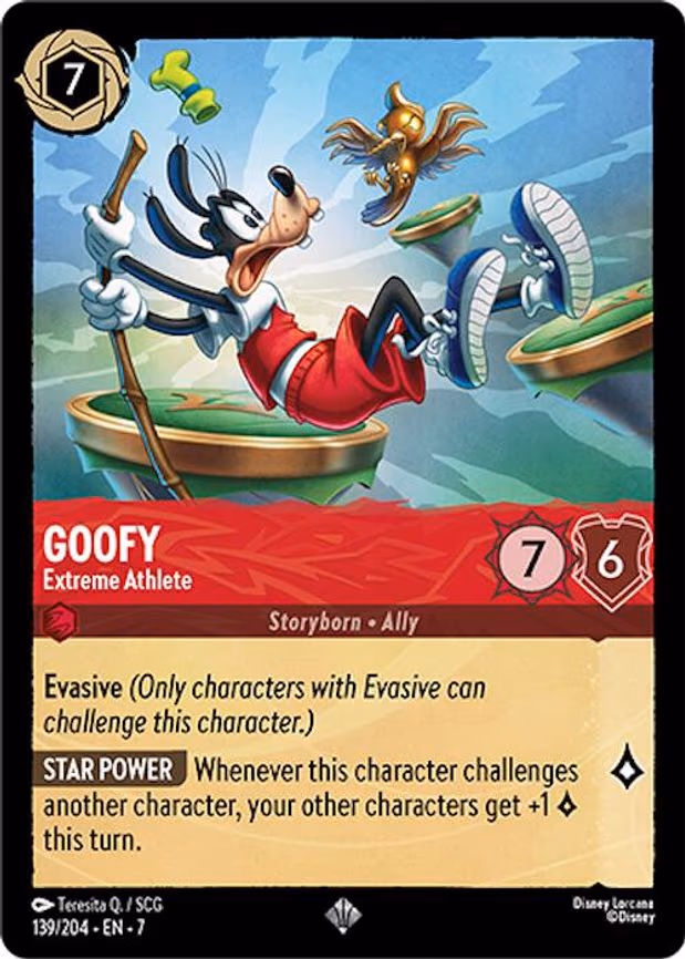 Goofy - Extreme Athlete - Super Rare (139/204)