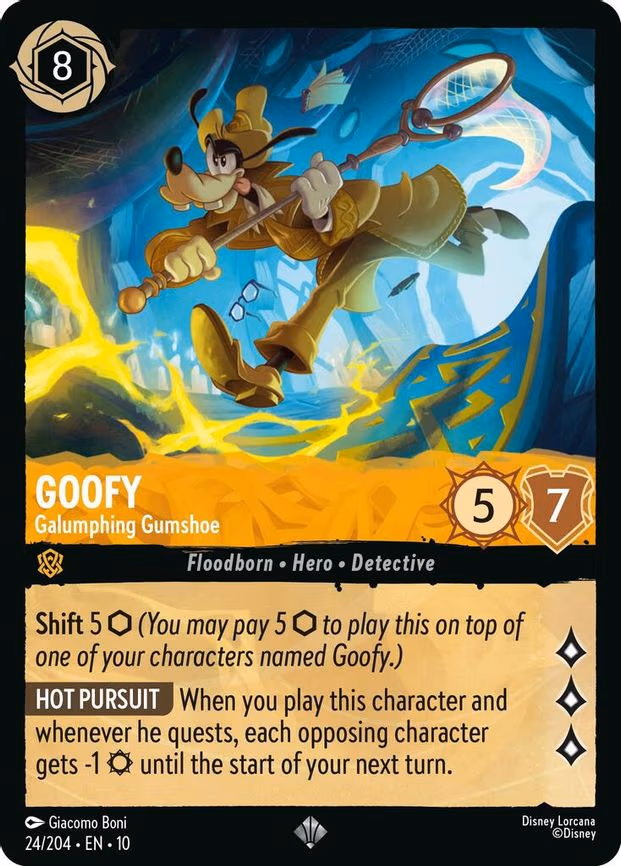 Goofy - Galumphing Gumshoe - Super Rare (24/204)