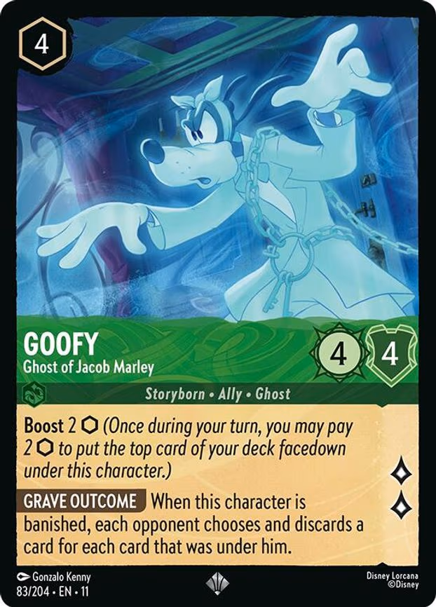 Goofy - Ghost of Jacob Marley - Super Rare (83/204)