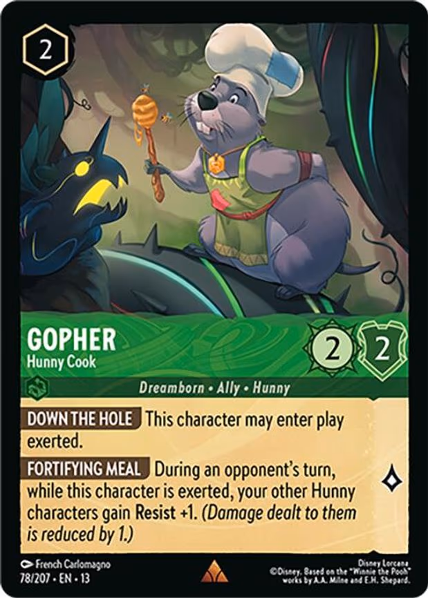 Gopher - Hunny Cook - Rare (78/204)