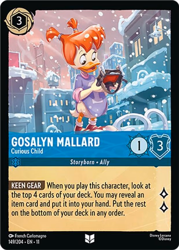 Gosalyn Mallard - Curious Child - Uncommon (149/204)