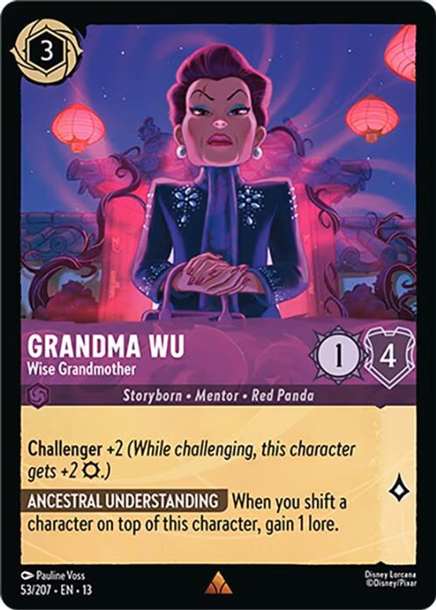 Grandma Wu - Wise Grandmother - Rare (53/204)