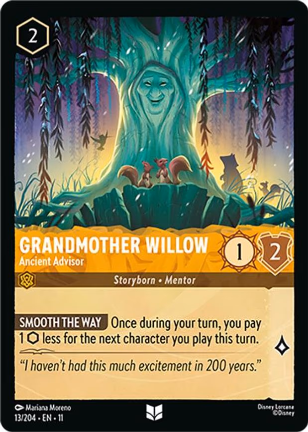 Grandmother Willow - Ancient Advisor - Uncommon (13/204)