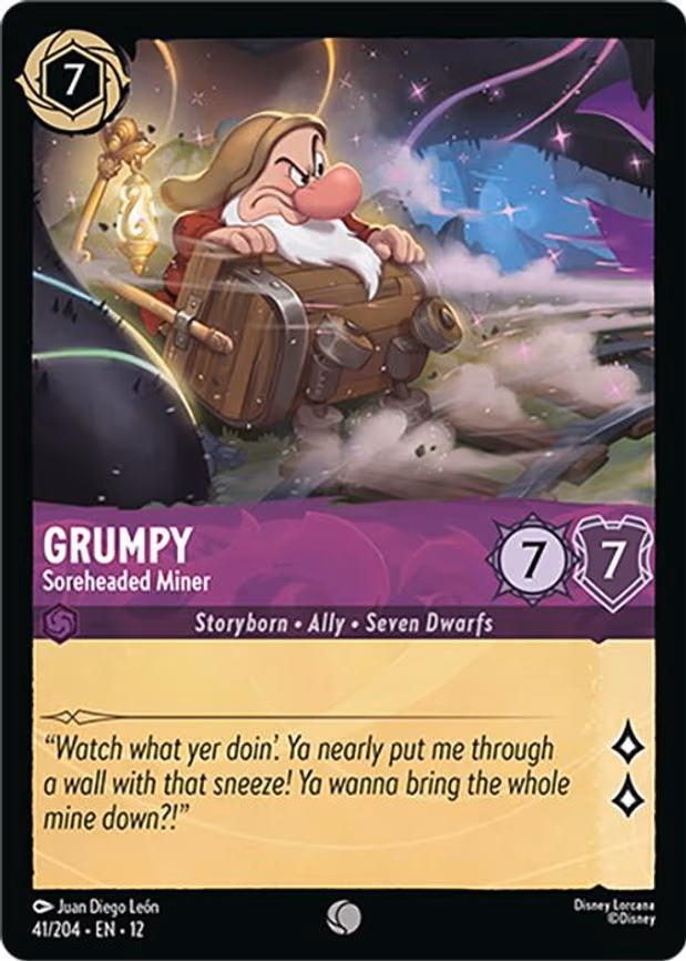 Grumpy - Soreheaded Miner - Common (41/204)