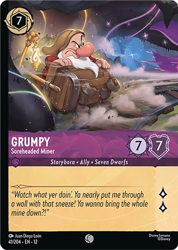 Grumpy - Soreheaded Miner - Common (41/204)