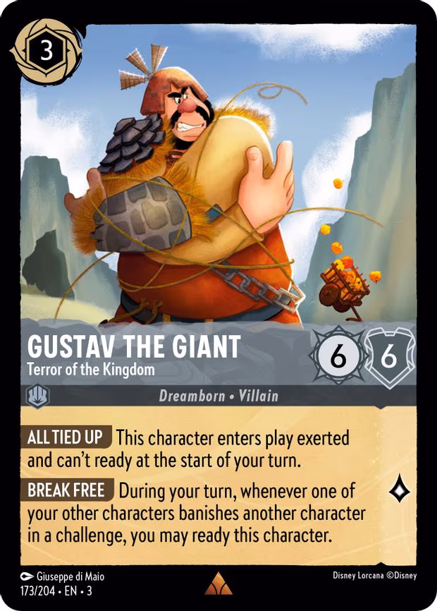 Gustav the Giant - Terror of the Kingdom - Rare (173/204)