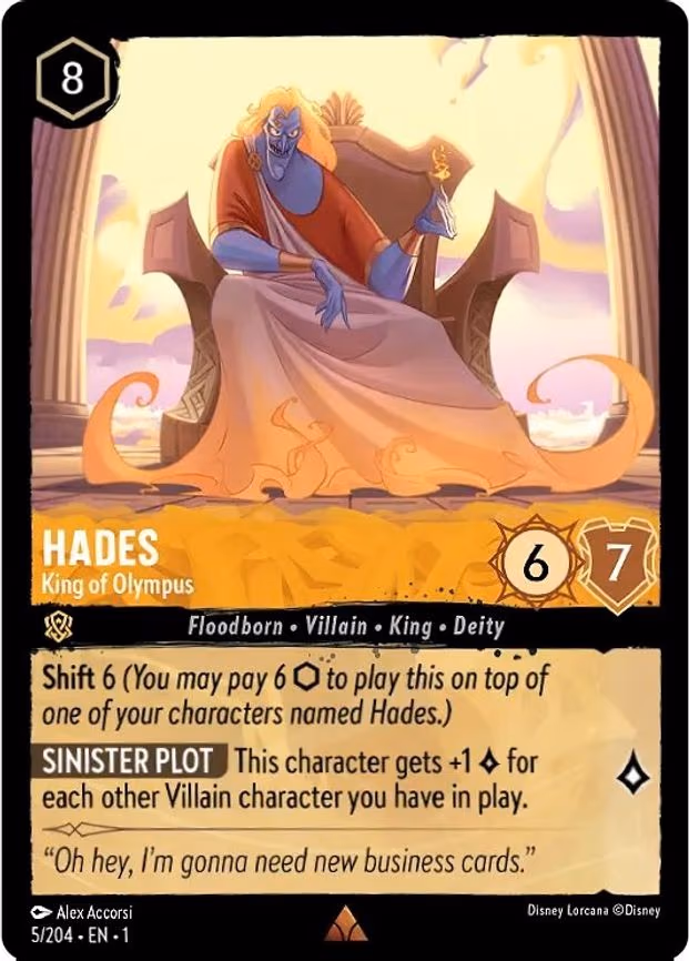 Hades - King of Olympus - Rare (5/204)