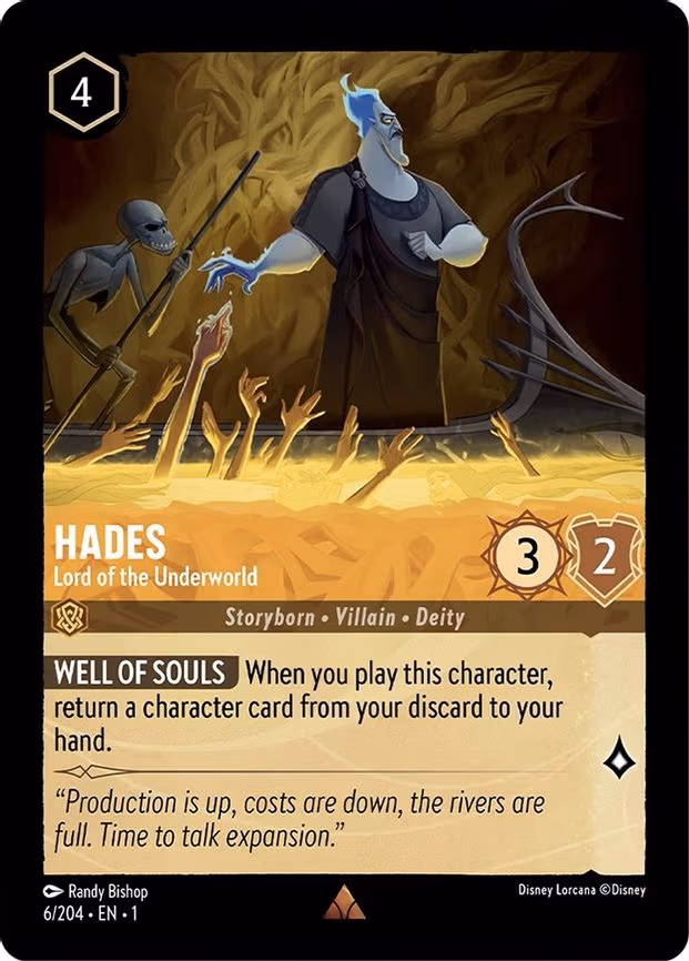 Hades - Lord of the Underworld - Rare (6/204)