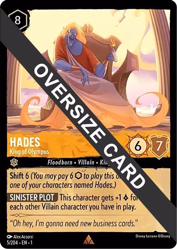 Hades - King of Olympus (Oversized) - Rare (5/204)