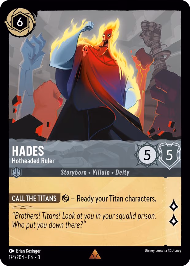 Hades - Hotheaded Ruler - Rare (174/204)