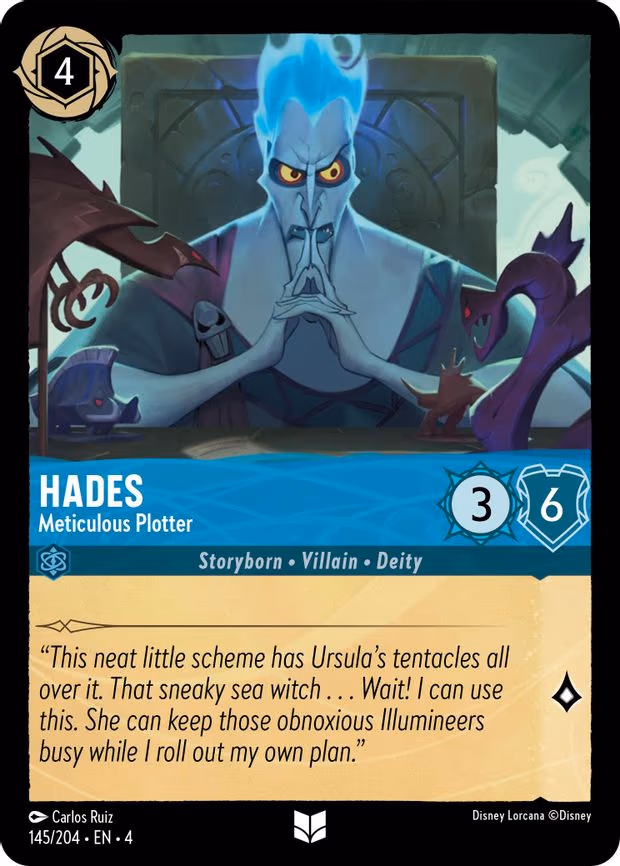 Hades - Meticulous Plotter - Uncommon (145/204)