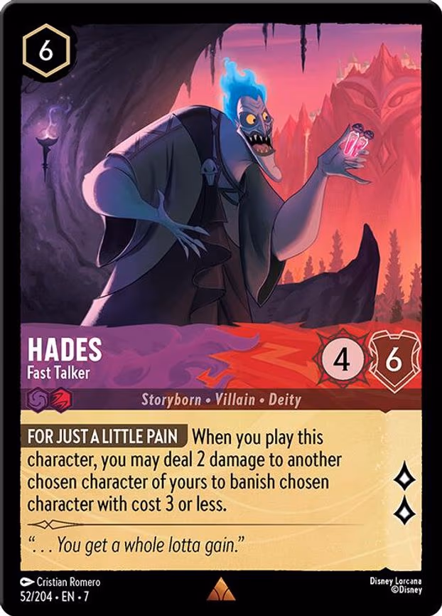 Hades - Fast Talker - Rare (52/204)