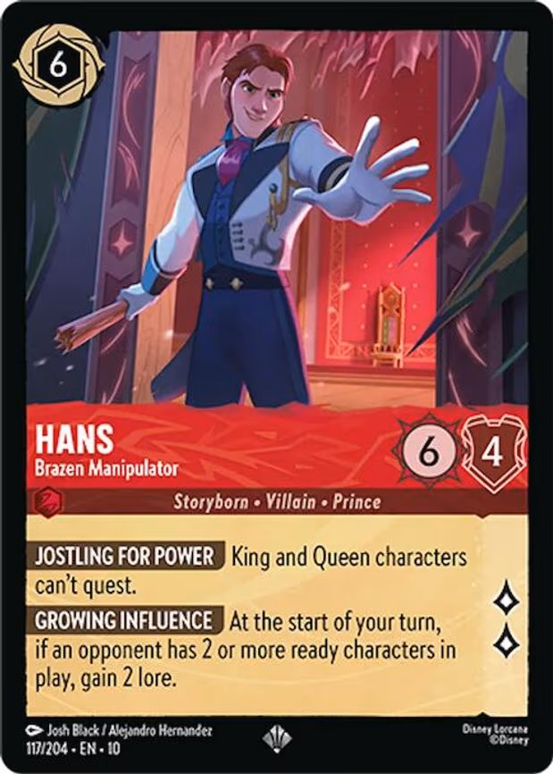 Hans - Brazen Manipulator - Super Rare (117/204)