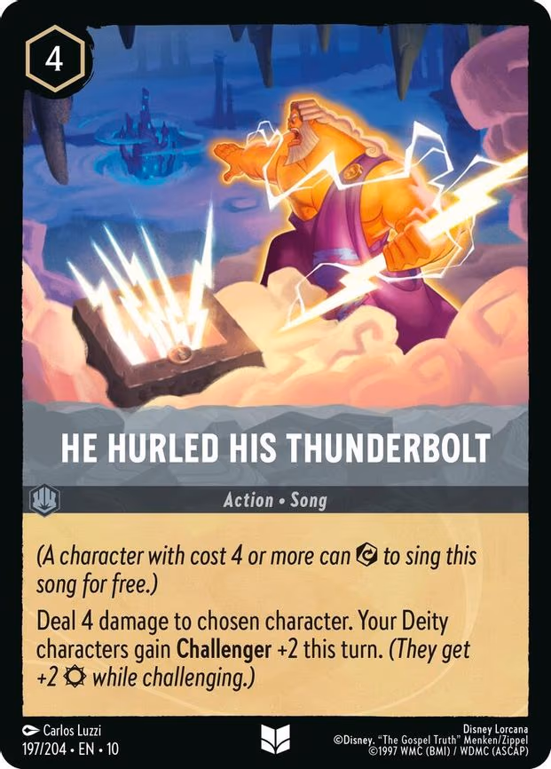 He Hurled His Thunderbolt - Uncommon (197/204)