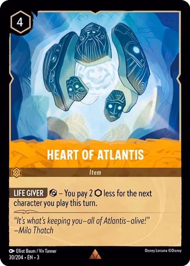 Heart of Atlantis - Rare (30/204)