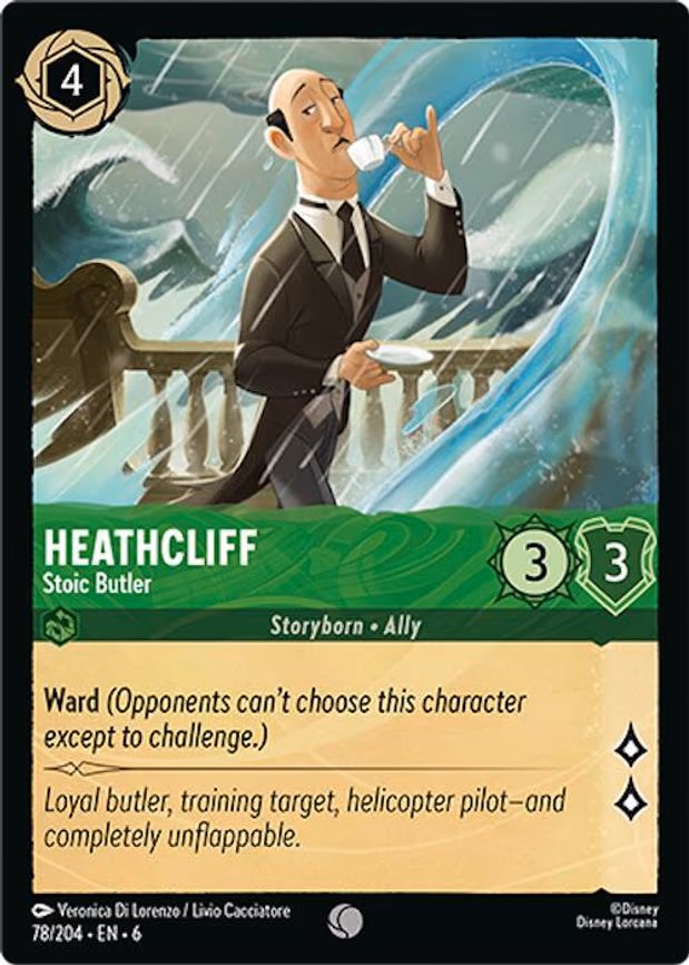 Heathcliff - Stoic Butler - Common (78/204)