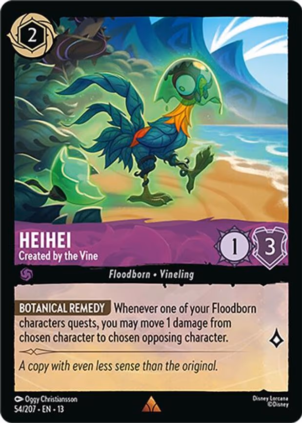 Heihei - Created by the Vine - Rare (54/204)