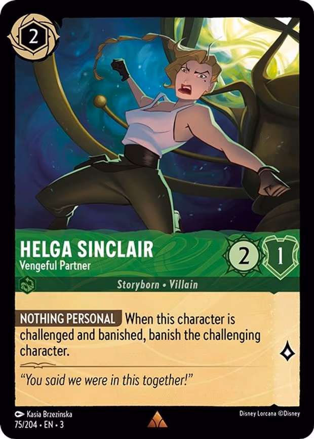 Helga Sinclair - Vengeful Partner - Rare (75/204)