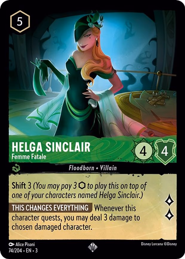 Helga Sinclair - Femme Fatale - Super Rare (74/204)