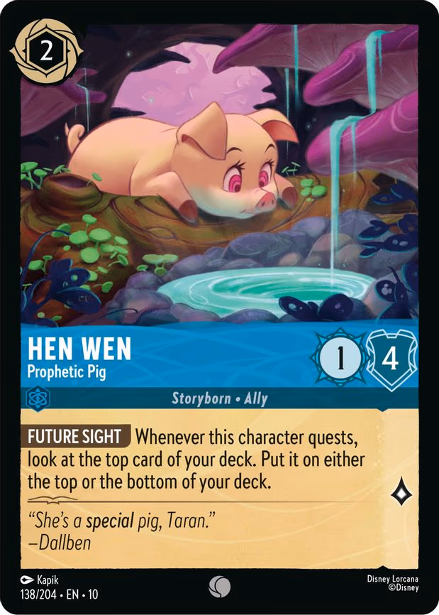 Hen Wen - Prophetic Pig - Common (138/204)