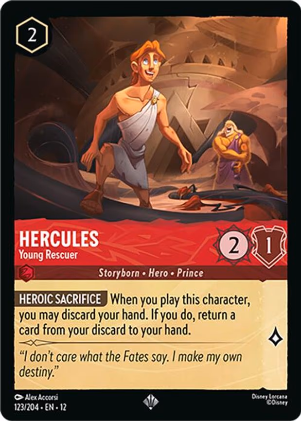 Hercules - Young Rescuer - Super Rare (123/204)