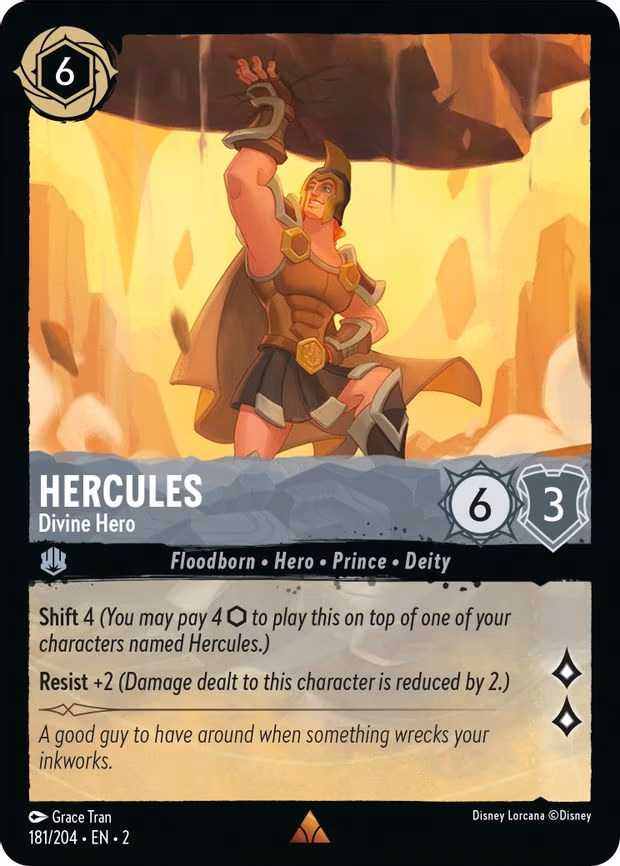 Hercules - Divine Hero - Rare (181/204)